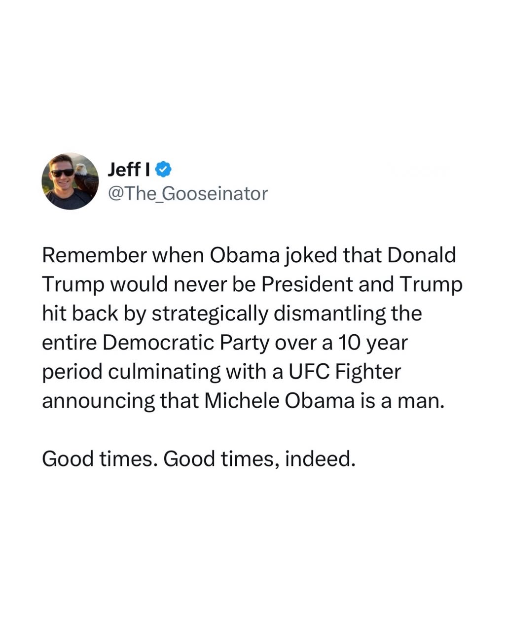 The viral post that prompted this piece — equal parts trolling, triumphalism, and inadvertent diagnosis.